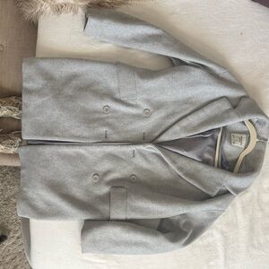 Abercrombie grey pea coat